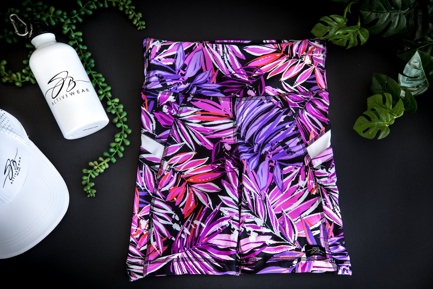 Short Pink Palm Tight