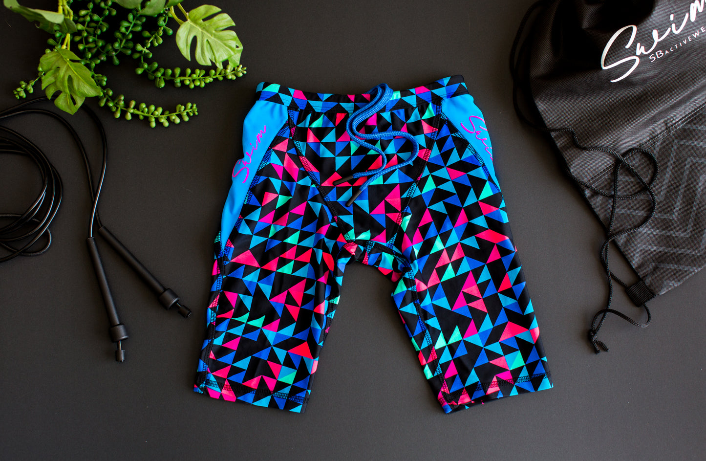 Swim Boy's Trunks - Triangles