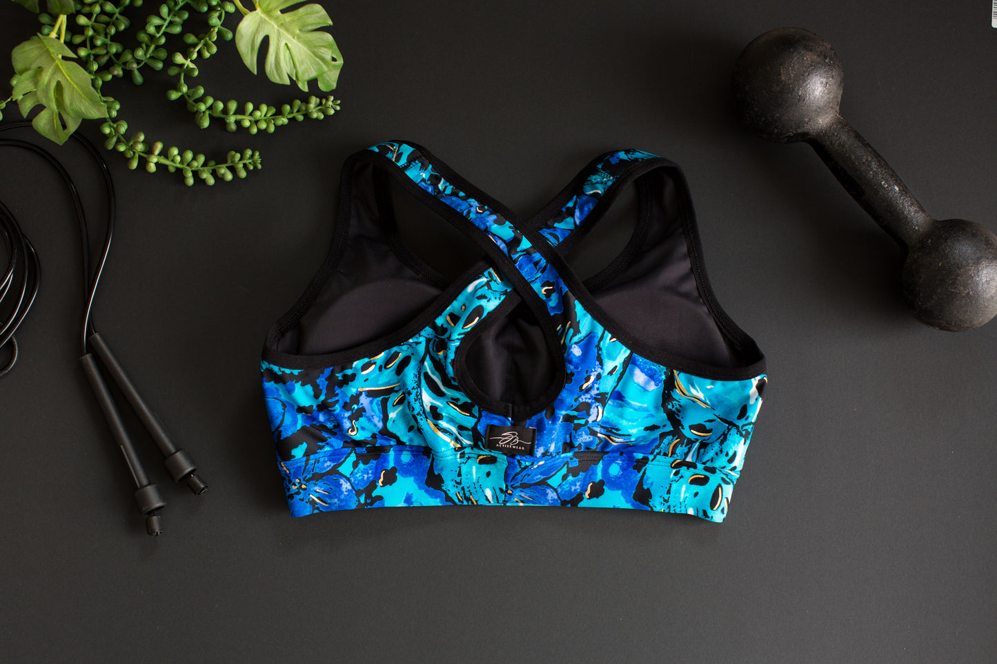Sports Bra's - Blue Print
