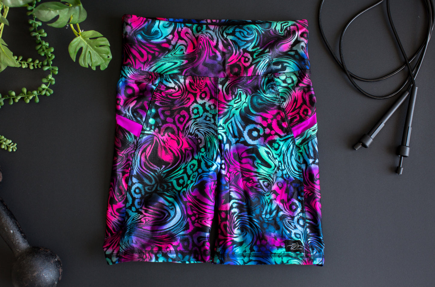 Short Rainbow Swirl Tight