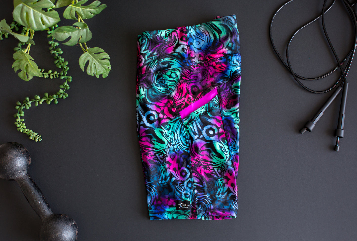 Short Rainbow Swirl Tight
