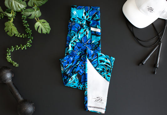 Long Blue with Gold Tight