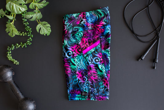 Short Rainbow Swirl Tight